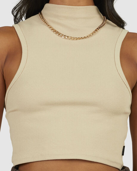 SAND WOMENS CLOTHING RVCA FASHION TOPS - UVJKT00140-SAN