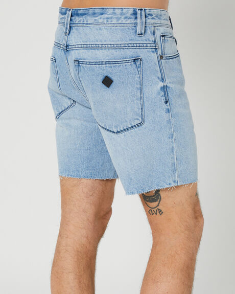 MID INDIGO MENS CLOTHING ABRAND SHORTS - 82113A-1341