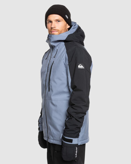 FLINT STONE SNOW MENS QUIKSILVER SNOW JACKET - EQYTJ03404-SNA0