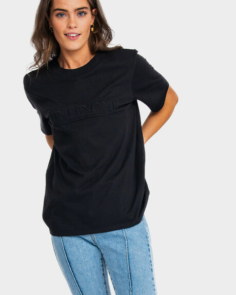 BLACK WOMENS CLOTHING ONEBYONE TEES - OBO-923-XS