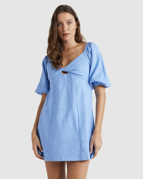 BLUE WOMENS CLOTHING BILLABONG DRESSES - UBJWD00335-BLU