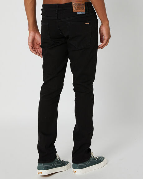 BLACK/BLACK MENS CLOTHING VOLCOM JEANS - A1912302BKB