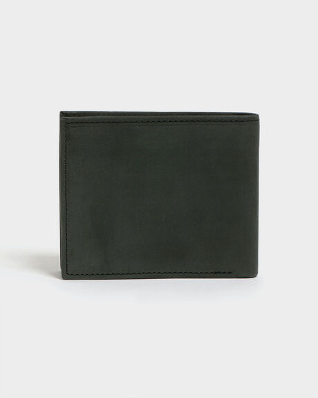BLACK MENS ACCESSORIES STITCH AND HIDE WALLETS - MW_HENRY_STBLK
