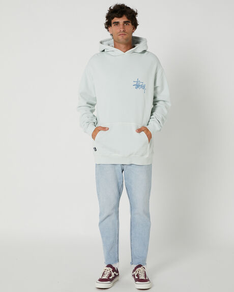 TRANQUIL BLUE MENS CLOTHING STUSSY HOODIES - ST035203TBLUE