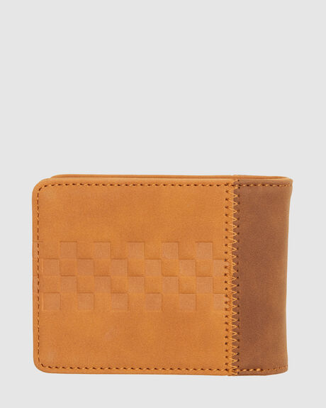 CHOCOLATE BROWN MENS ACCESSORIES QUIKSILVER WALLETS - AQYAA03389-CSD0