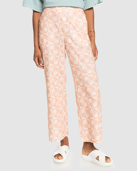 PALE DOGWOOD SUN WOMENS CLOTHING ROXY PANTS - ERJNP03520-NDS7