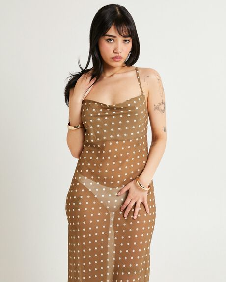 OLIVE WOMENS CLOTHING ALICE IN THE EVE DRESSES - ALWS25273-GRN-XXS