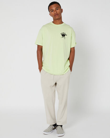 PIGMENT LIGHT GREEN MENS CLOTHING STUSSY GRAPHIC TEES - ST036006BGLGRN