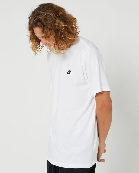 WHITE BLACK MENS CLOTHING NIKE T-SHIRTS + SINGLETS - AR4997-101