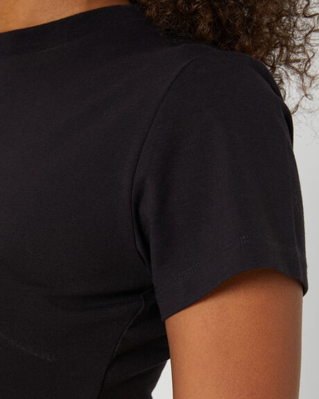 BLACK AGATE WOMENS CLOTHING LEVI'S T-SHIRTS + SINGLETS - A3718-0004