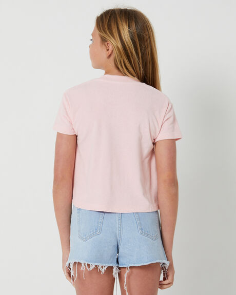 CANDY PINK KIDS YOUTH GIRLS SWELL T-SHIRTS + SINGLETS - S6221166CNDPK
