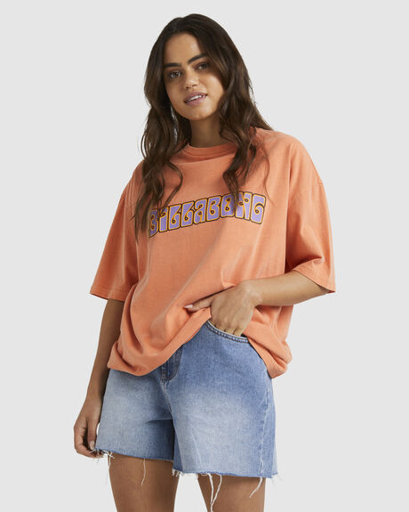 NECTARINE WOMENS CLOTHING BILLABONG T-SHIRTS + SINGLETS - UBJZT00307-NZK0
