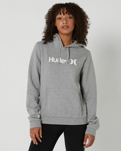DARK HEATHER WOMENS CLOTHING HURLEY HOODIES - HAGFL21OOH063