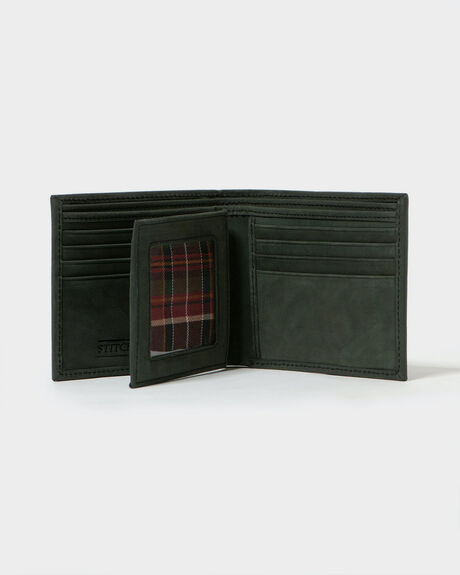 BLACK MENS ACCESSORIES STITCH AND HIDE WALLETS - MW_HENRY_STBLK