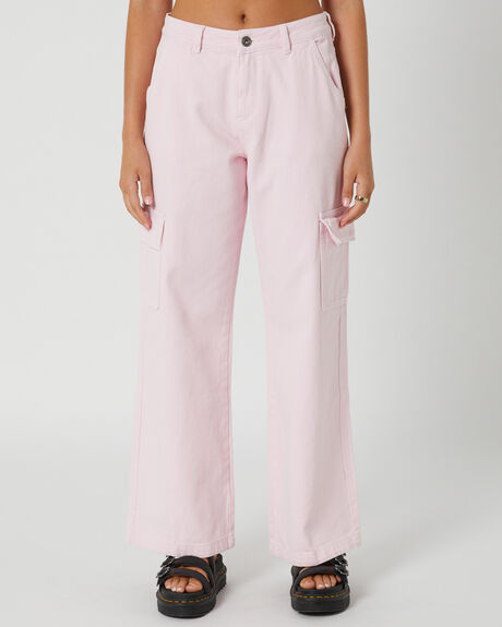 PINK WOMENS CLOTHING SILENT THEORY PANTS - 6093269PNK