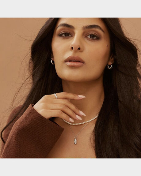 SILVER WOMENS ACCESSORIES EL&RO JEWELLERY JEWELLERY - AW22-AHE-SS