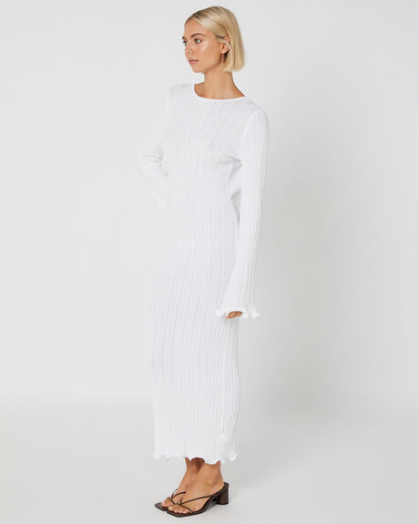 WHITE WOMENS CLOTHING SNDYS DRESSES - SFD736WHT