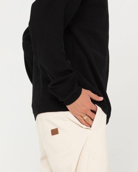 BLACK MENS CLOTHING RUSTY SHIRTS - W23-MWM0375-BLK-1S