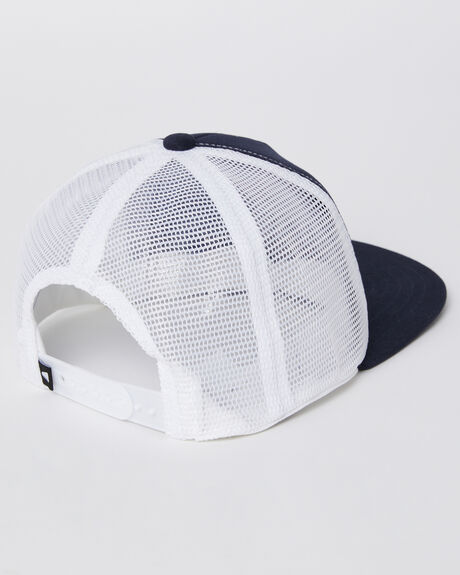 NAVY / WHITE KIDS BOYS ALPHABET SOUP HEADWEAR - AS-KCA8871