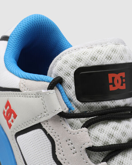 BLUE WHITE MENS FOOTWEAR DC SHOES SNEAKERS - ADYS100742-BWT