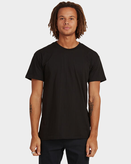 BLACK MENS CLOTHING BILLABONG T-SHIRTS + SINGLETS - UBYZT00162-BLK