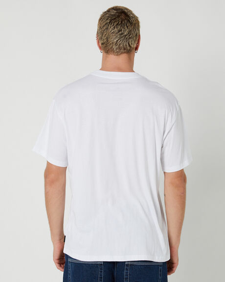 WHITE MENS CLOTHING RUSTY T-SHIRTS + SINGLETS - TTM2718-WHT