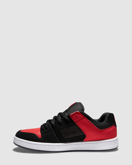 BLACK ATHLETIC RED MENS FOOTWEAR DC SHOES SNEAKERS - ADYS100765-BAH