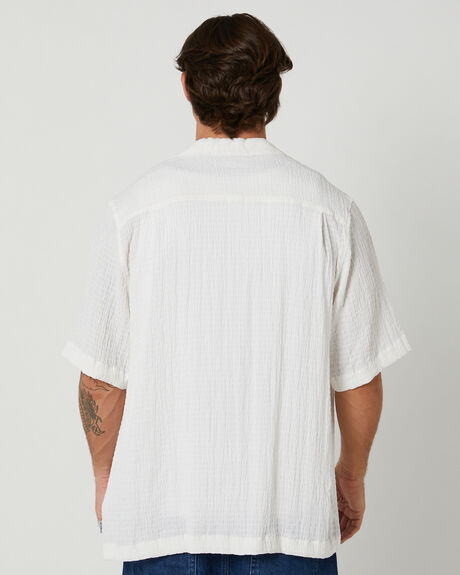 WHITE MENS CLOTHING AFENDS SHIRTS - M234254-WHT