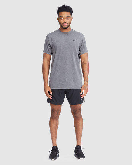 CHARCOAL HEATHER MENS CLOTHING RVCA SPORTSWEAR - V9021RSV-CCH