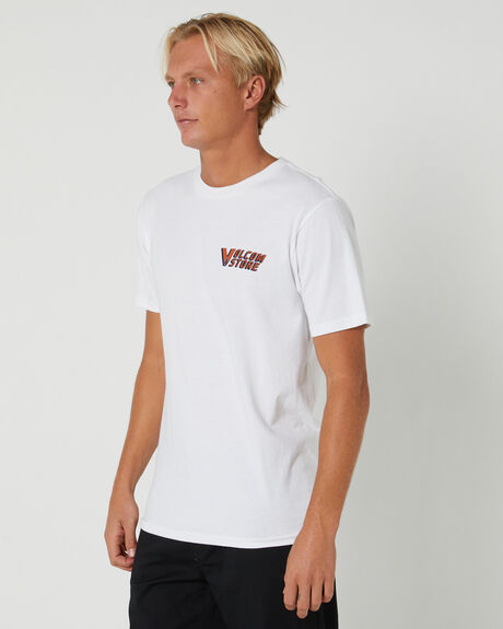WHITE MENS CLOTHING VOLCOM T-SHIRTS + SINGLETS - A3532307WHT