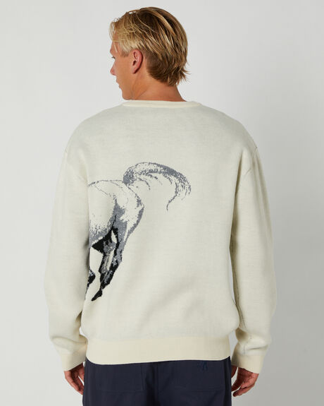 NATURAL MENS CLOTHING PASS PORT KNITS + CARDIGANS - PPR3851NATURA