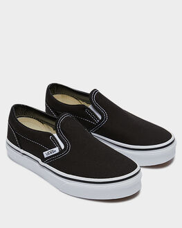 Black vans store with straps