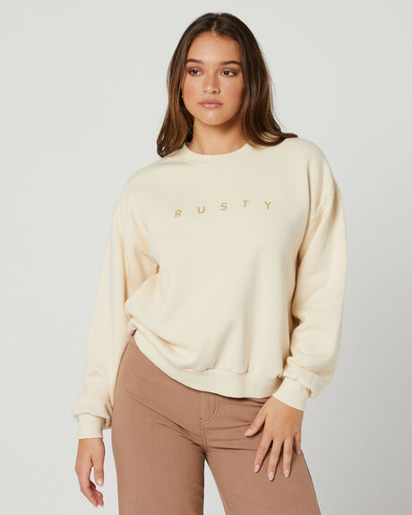 PASTEL YELLOW WOMENS CLOTHING RUSTY JUMPERS - FTL0760PSTY