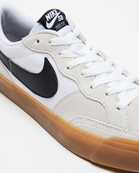 WHITE BLACK GUM WOMENS FOOTWEAR NIKE SNEAKERS - DR9114-101