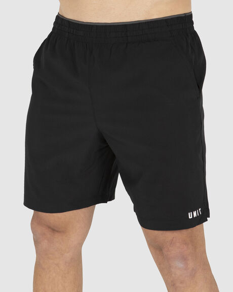 BLACK MENS CLOTHING UNIT SHORTS - 229117001-BLACK