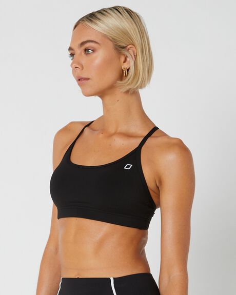 BLACK WOMENS ACTIVEWEAR LORNA JANE SPORTS BRAS - LB0128BLK