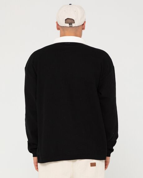 BLACK MENS CLOTHING RUSTY SHIRTS - W23-MWM0375-BLK-1S