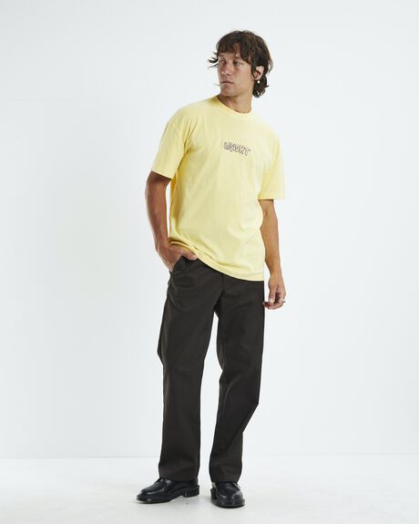 YELLOW MENS CLOTHING INSIGHT GRAPHIC TEES - 52208800026