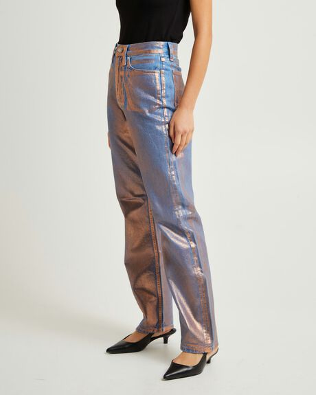 DENIM MEDIUM WOMENS CLOTHING CALVIN KLEIN JEANS - GPW0000046-BLU-24