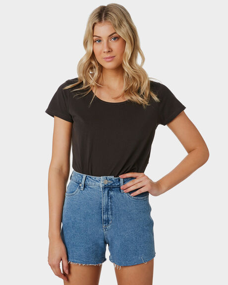 COAL WOMENS CLOTHING AS COLOUR TEES - 4008COAL