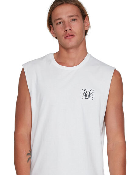 WHITE MENS CLOTHING BILLABONG SINGLETS - BB-9503506-WHT