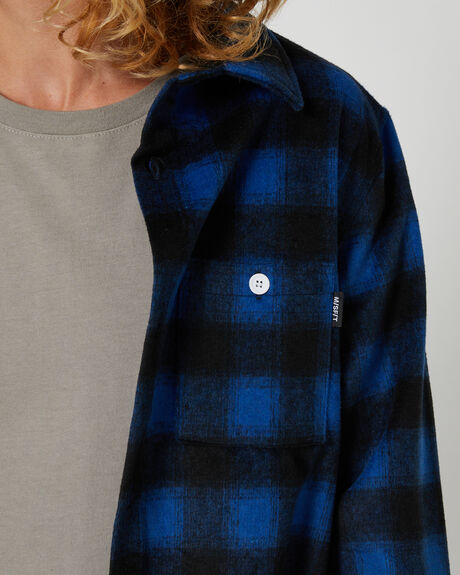 BLUE MENS CLOTHING MISFIT SHIRTS - MT035407BLUE