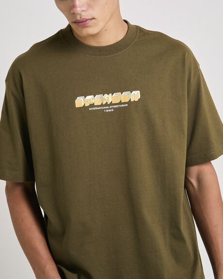 BROWN MENS CLOTHING SPENCER PROJECT T-SHIRTS + SINGLETS - SPMW25847-BRN-S