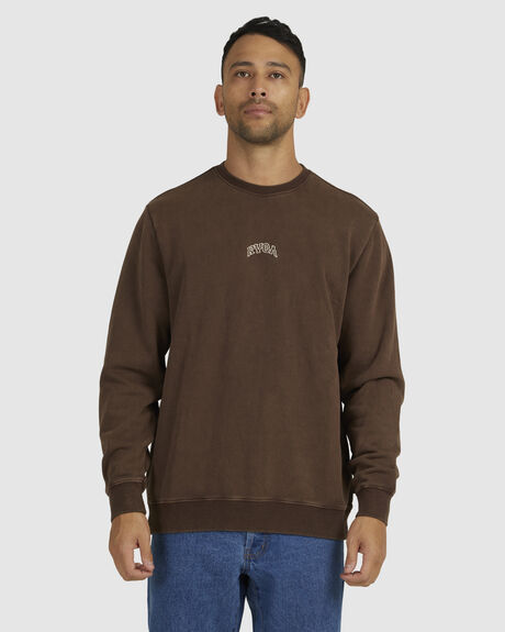 COFFEE MENS CLOTHING RVCA JUMPERS - UVYFT00183-CQV0