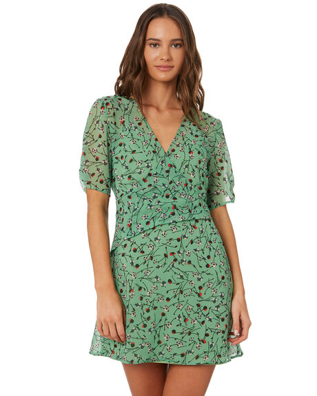 The Fifth Label Medley Dress - Lime Floral | SurfStitch