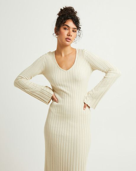 OAT WOMENS CLOTHING SUBTITLED DRESSES - 1000102282-BEI