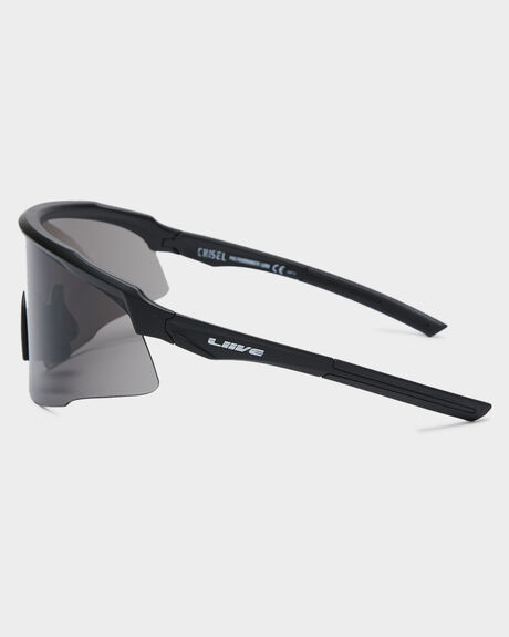 MATT BLACK MENS ACCESSORIES LIIVE VISION SUNGLASSES - LS105B-MBLK