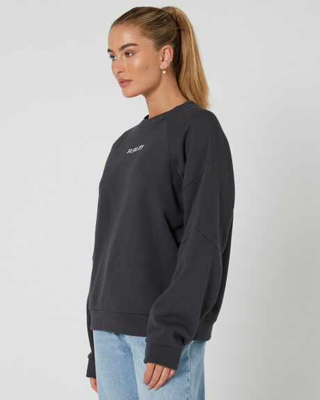 DARK STONE GREY WOMENS CLOTHING HURLEY JUMPERS - AWFL23Q1WVDKS