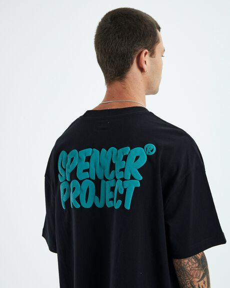 BLACK MENS CLOTHING SPENCER PROJECT GRAPHIC TEES - 52429300026