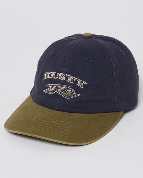 NAVY BLUE MENS ACCESSORIES RUSTY HEADWEAR - HCM1000NVB